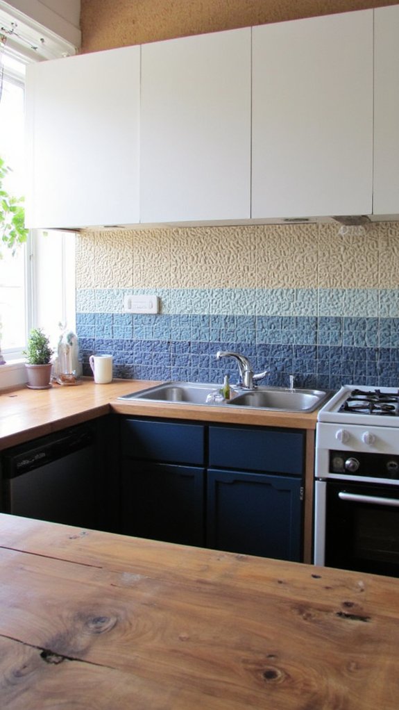 textured coastal tile design