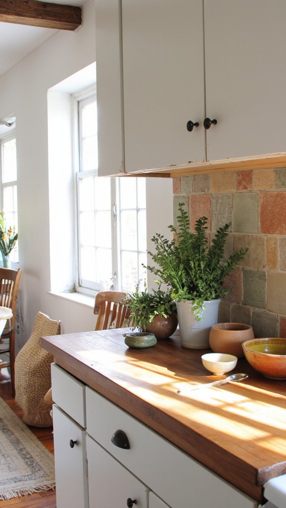 textured finishes enhance kitchens