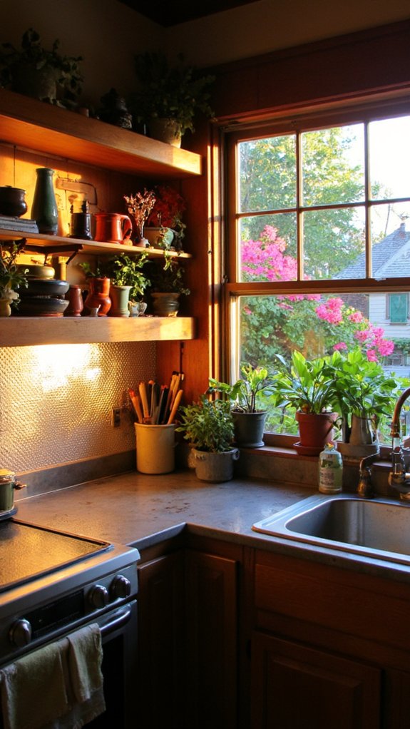 textured glass backsplash elegance