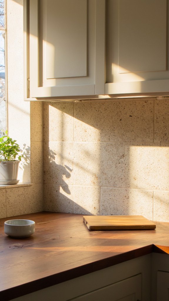 textured quartz enhances kitchens
