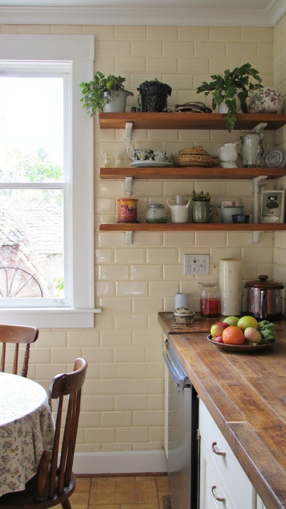 timeless beige subway tiles