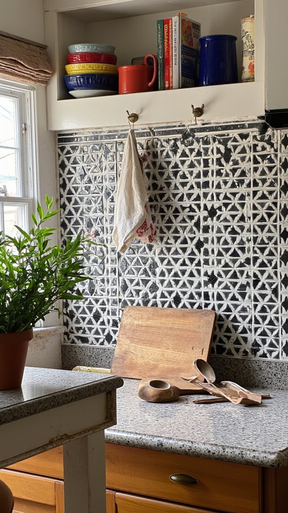 timeless black and white mosaics