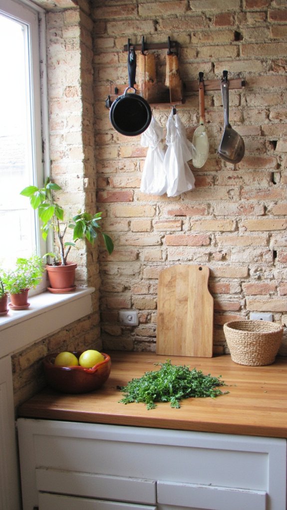 timeless rustic brick charm
