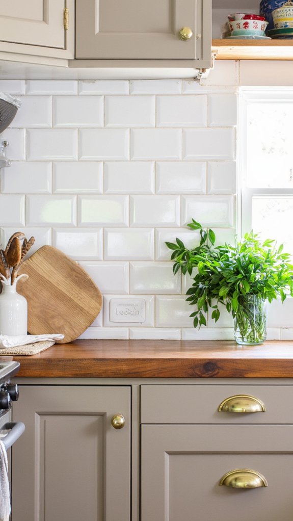 transform kitchen with subway tiles