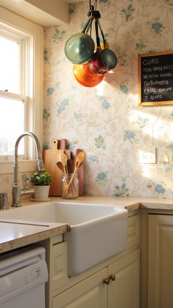 trendy washable vinyl wallpaper