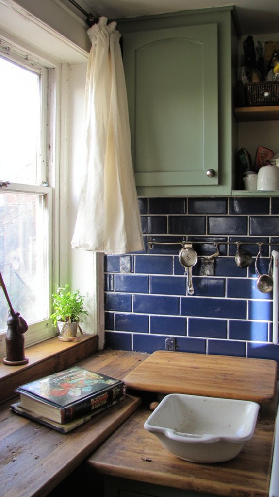 two tone tile backsplash ideas