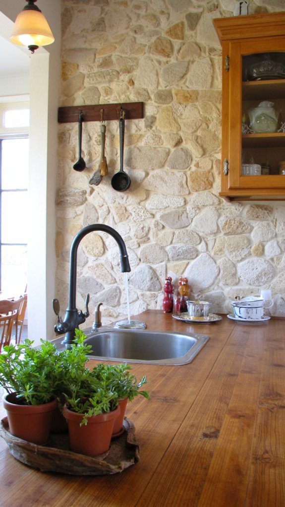 unique warmth in kitchens