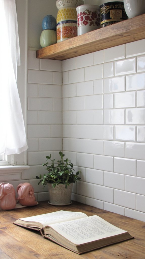 vertical tiles enhance space
