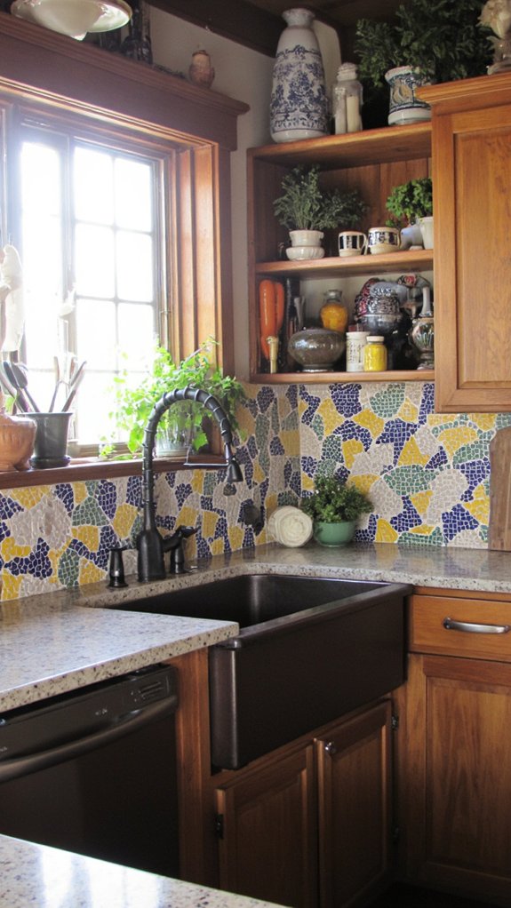 vibrant intricate mosaic designs