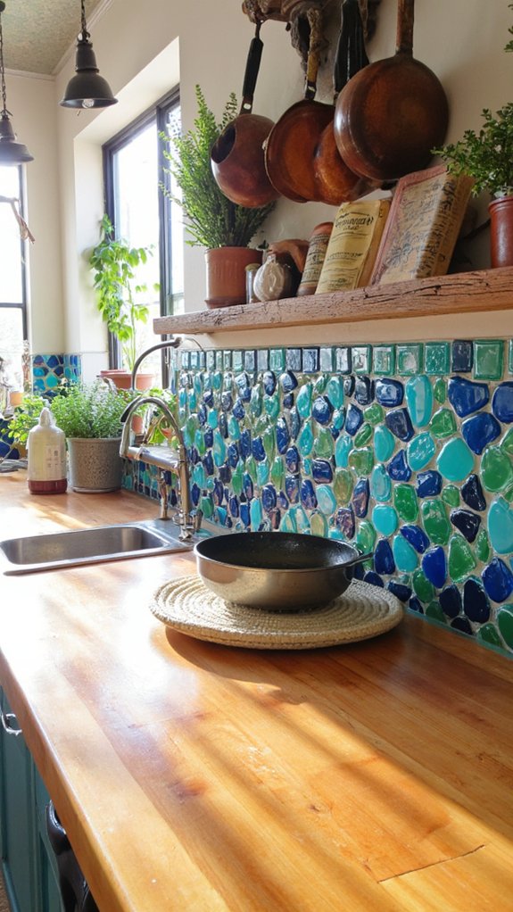 vibrant mosaic glass artistry