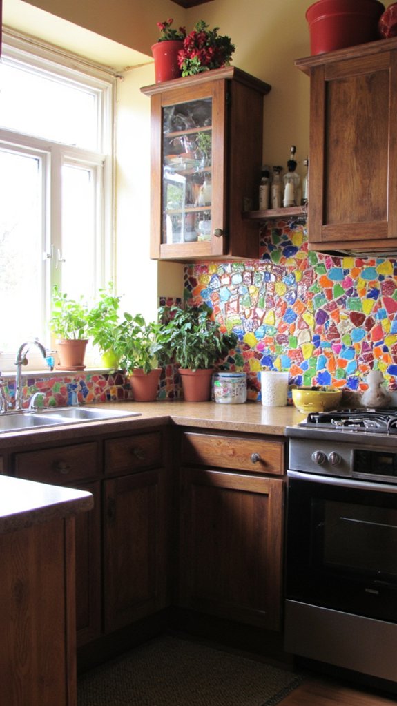 vibrant mosaic tile patterns