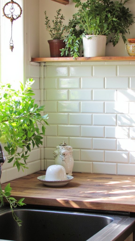 vintage subway tile charm