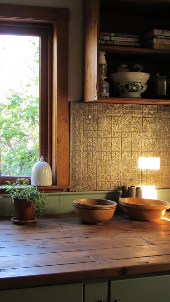 vintage tin kitchen charm