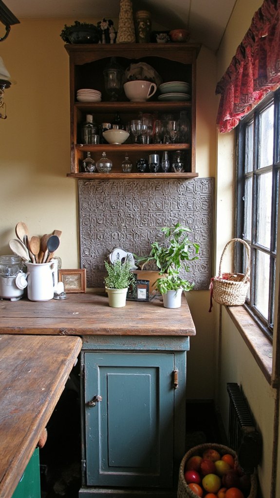 vintage tin tiles charm