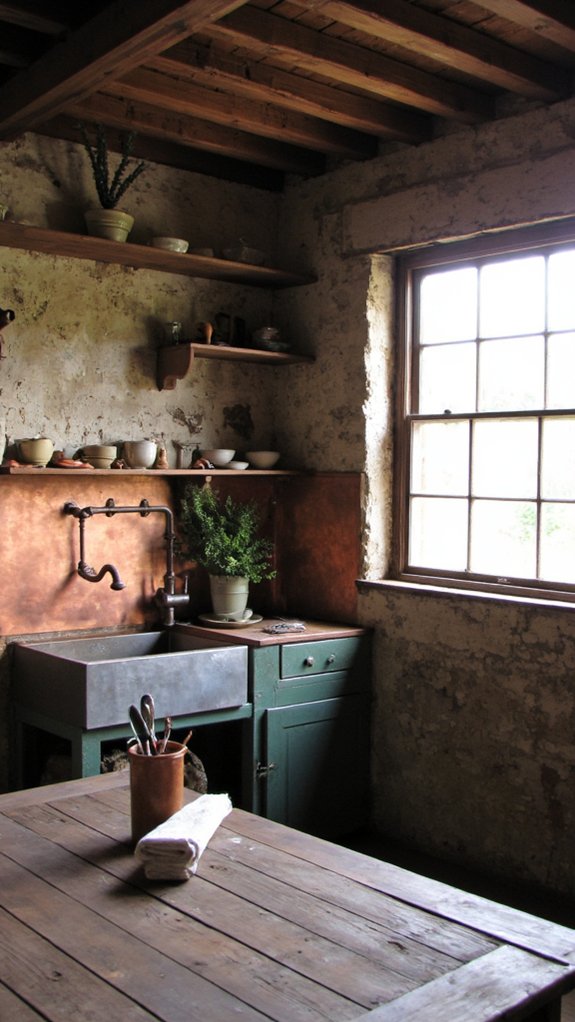 warm rustic copper charm