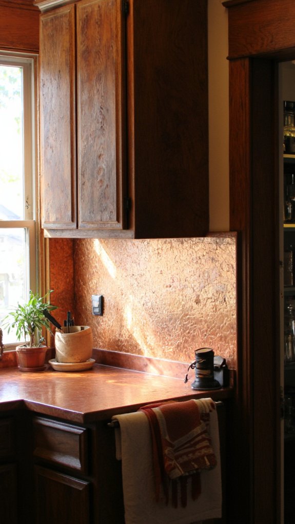 wood and copper harmony