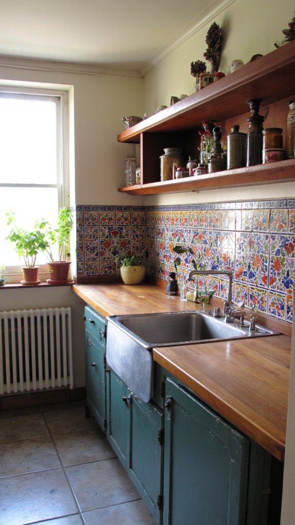 zellige tiles with accents