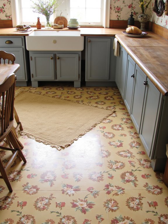 affordable vintage vinyl flooring