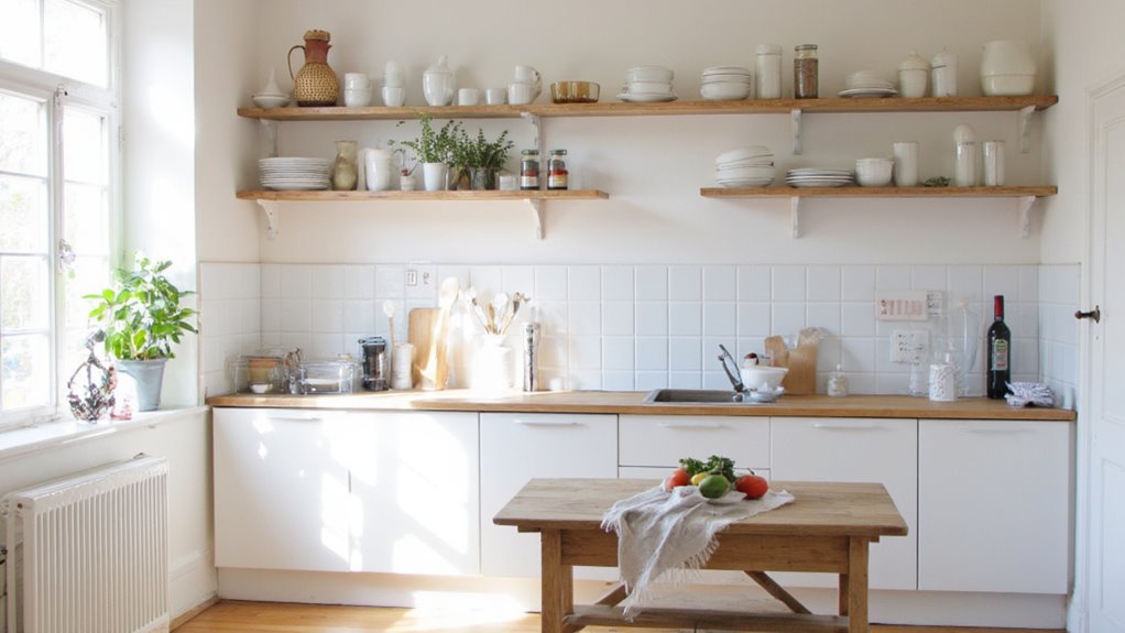 airy scandinavian kitchen design