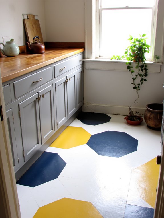 bold geometric kitchen designs