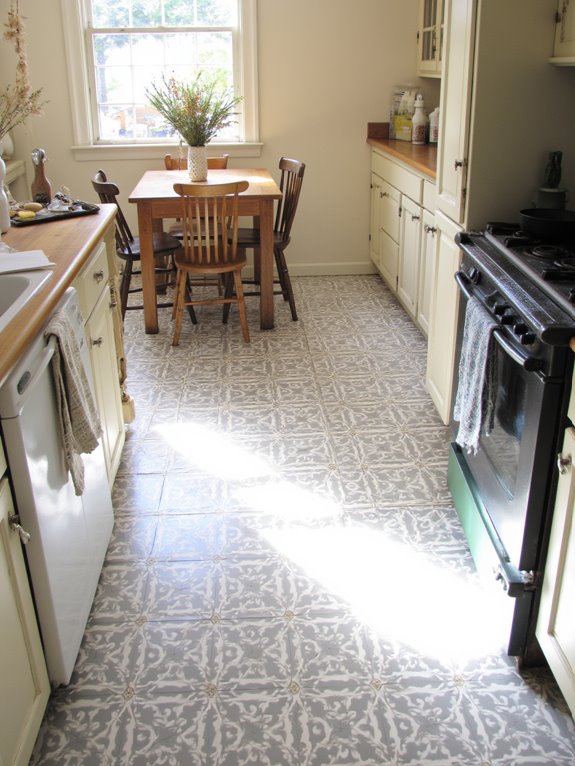 bold patterned vinyl focal points