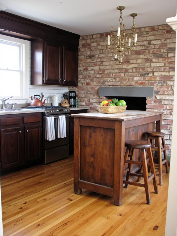 bold wood contrast design