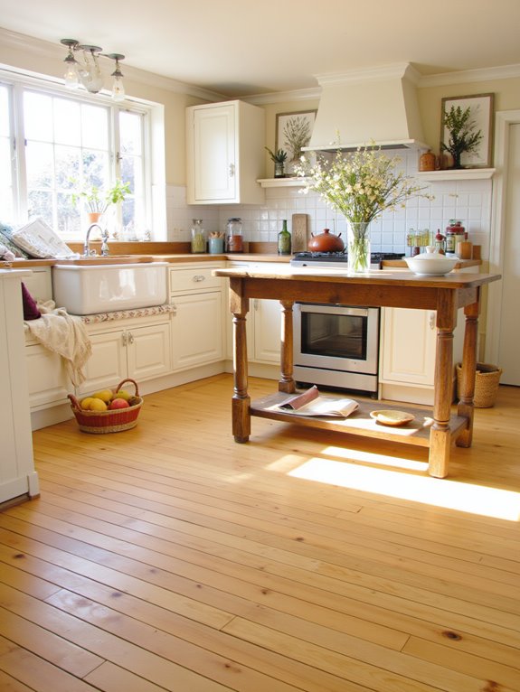 bright inviting bamboo flooring
