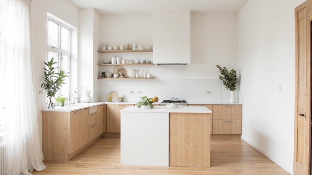 calm spacious sleek surfaces