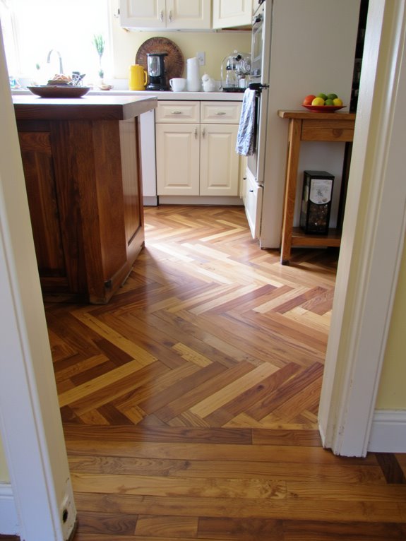 choosing wood for herringbone