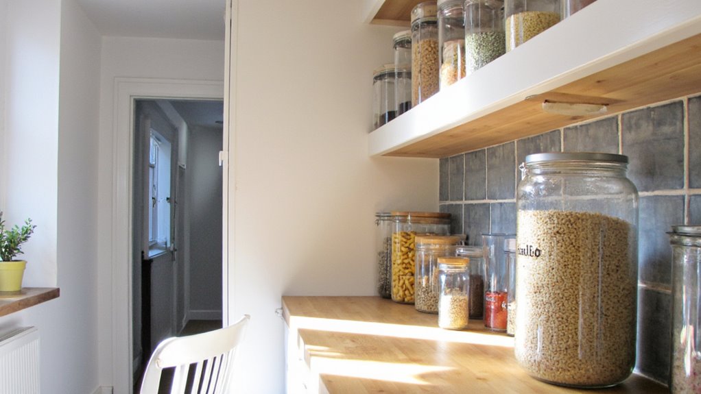 clear containers for organization