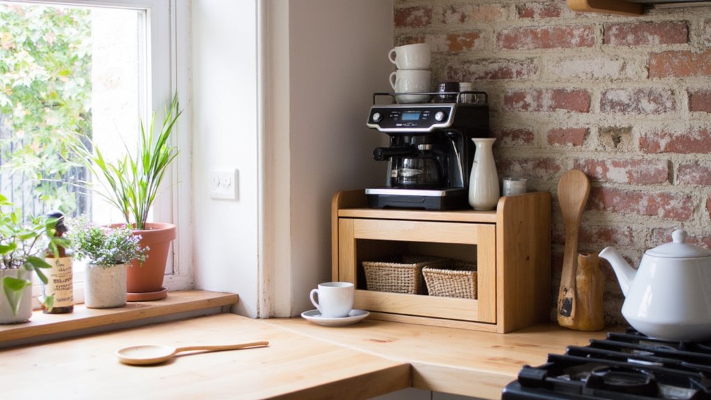 coffee station organization charm