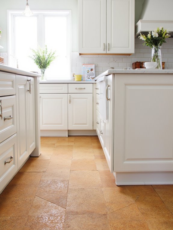 comfortable eco friendly kitchen flooring
