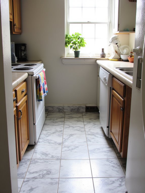 continuous easy to clean flooring