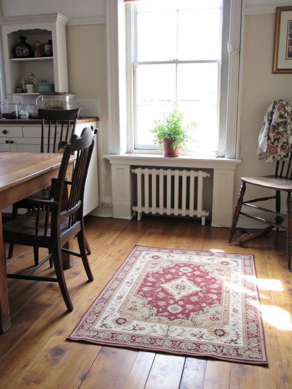 cozy colorful practical kitchen rugs