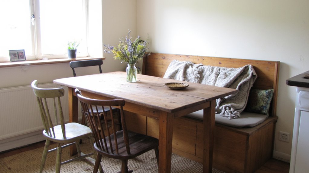 cozy dining relaxation corner