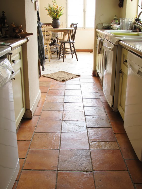 cozy kitchen floor warmth