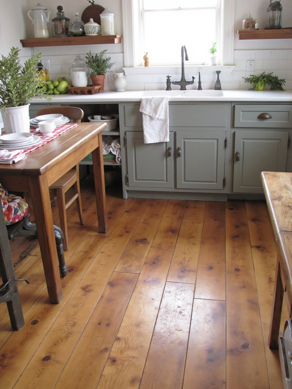 cozy rustic farmhouse flooring