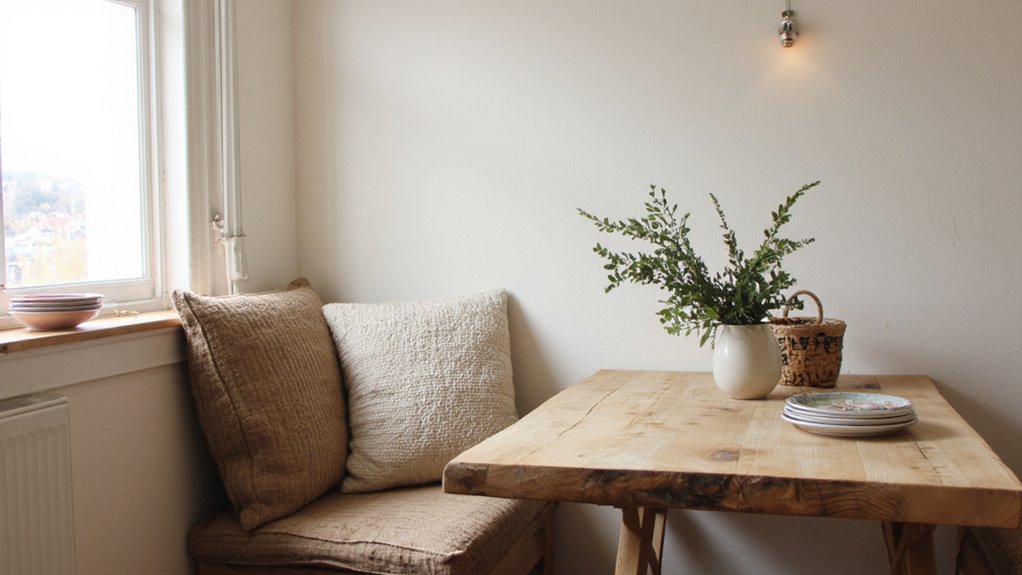 cozy textiles and personal touches