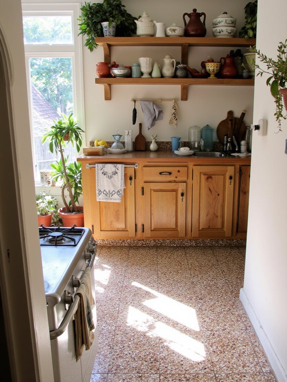 durable eye catching kitchen flooring