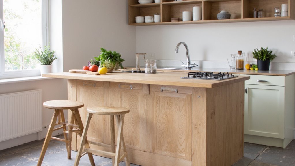 efficient dual purpose kitchen island
