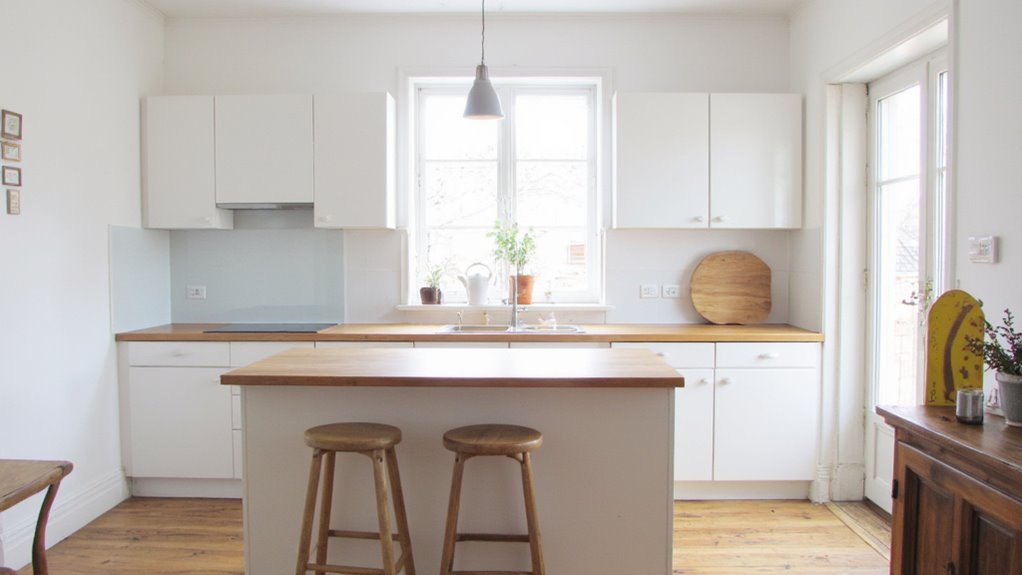 efficient open plan kitchen design