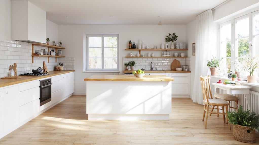 efficient scandinavian kitchen design