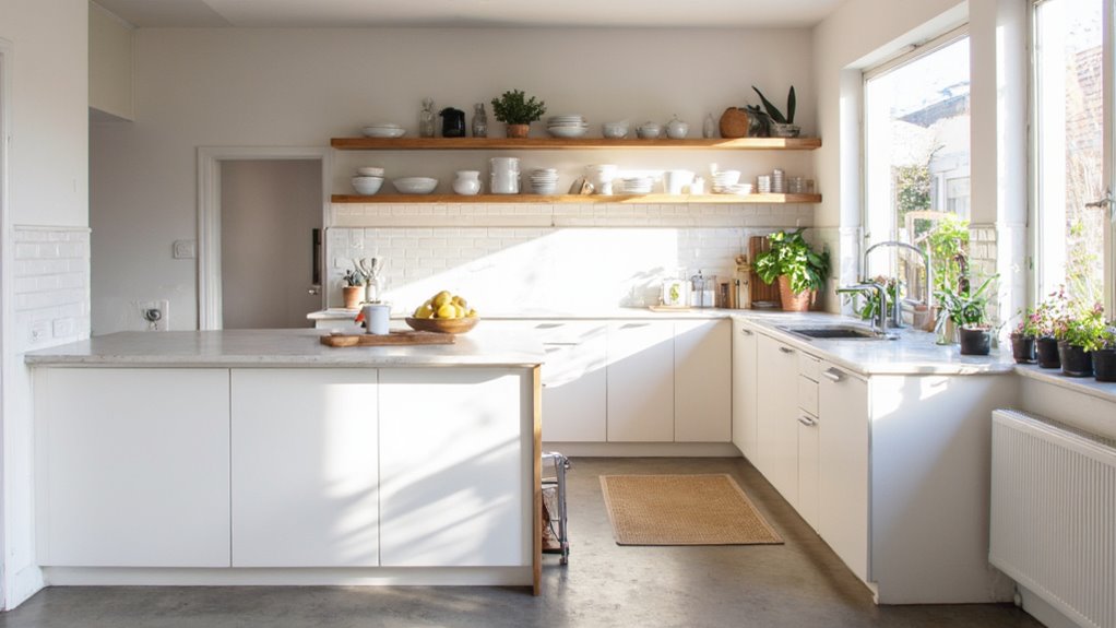 efficient scandinavian kitchen design