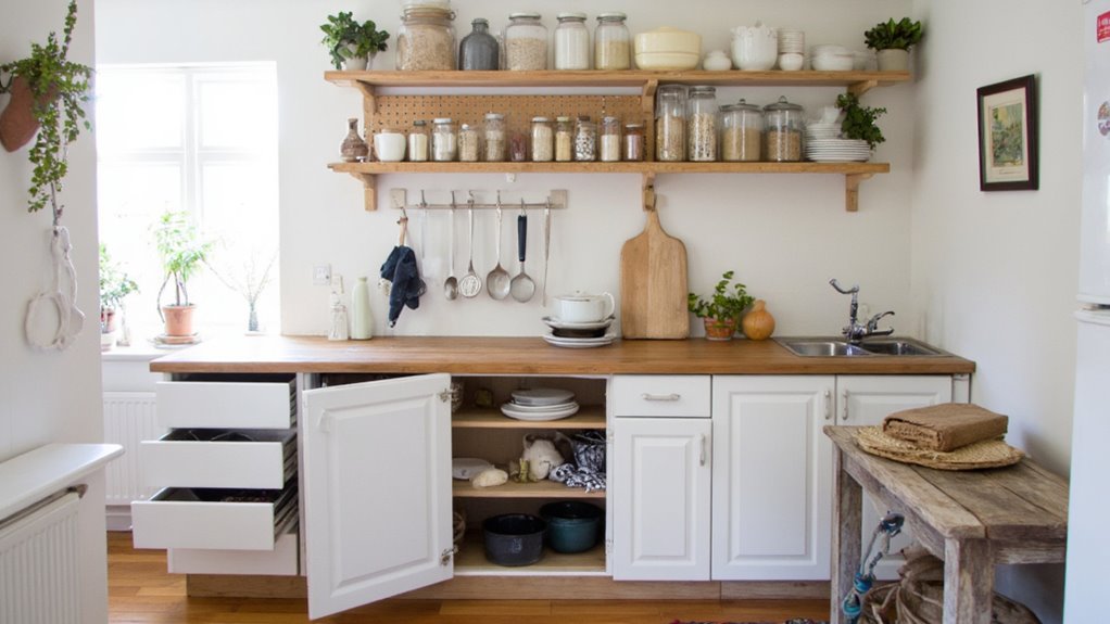efficient scandinavian kitchen organization