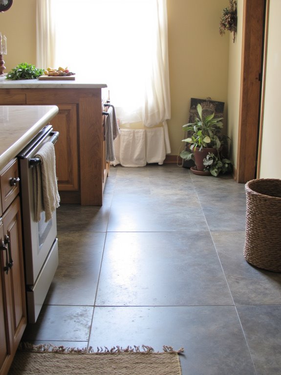 elegant durable kitchen flooring