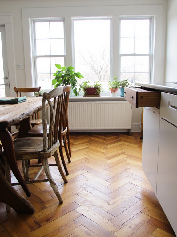 elegant flow in kitchens
