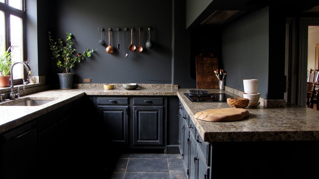 elegant stone countertops enhance