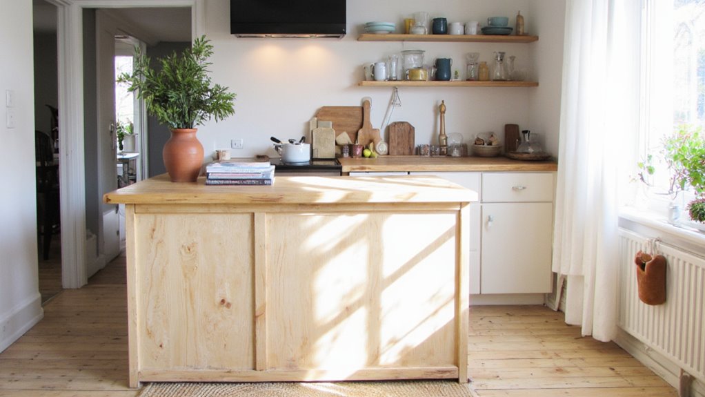 enhance kitchen with island