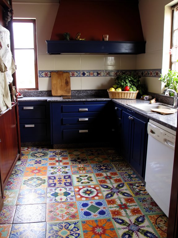 exotic vibrant tile transformation