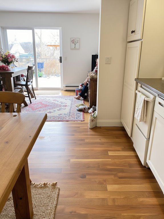 flooring patterns affect perception